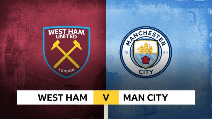 Đội hình West Ham gặp Man City