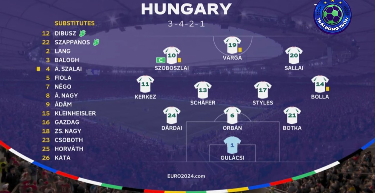 Kết quả trận đấu Scotland và Hungary