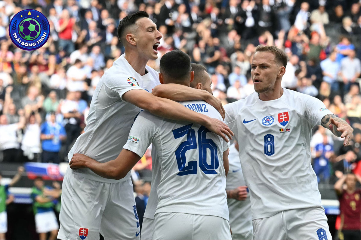 Kết quả trận đấu Bỉ vs Slovakia